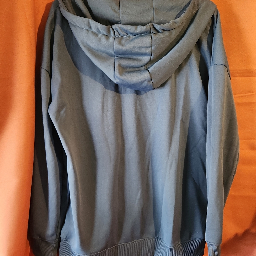 Large, Mondetta Blueish Zip-Up Hoodie - Picture 3 of 4